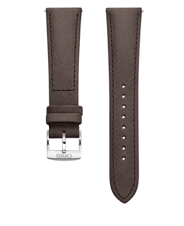 Obrazek pasek skórzany ciemnobrązowy