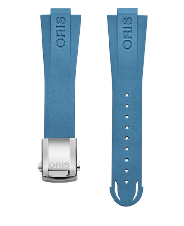 Obrazek pasek kauczukowy niebieski