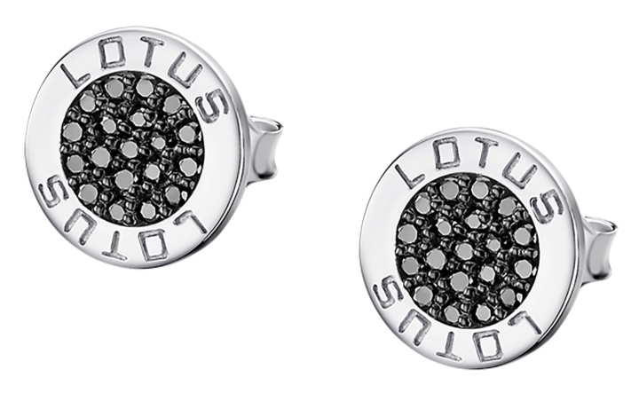 Obrazek LOTUS SILVER kolczyki TRENDY