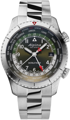 Alpina Startimer Pilot Quartz Worldtimer