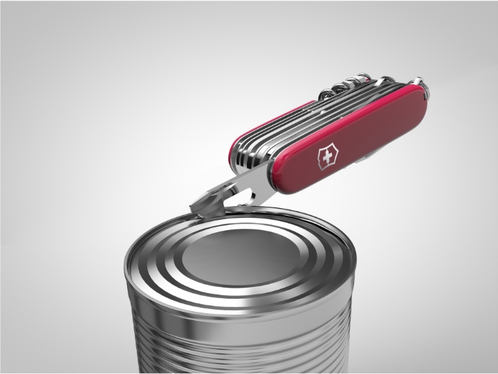 Obrazek Scyzoryk Victorinox SwissChamp, 91mm, Celidor, czerwony