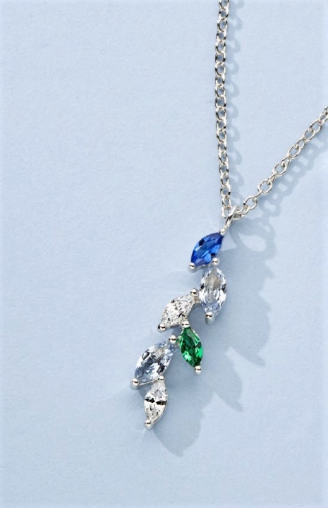 Obrazek LOTUS SILVER naszyjnik 