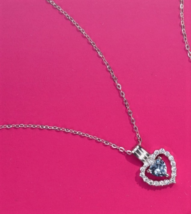 Obrazek LOTUS SILVER naszyjnik 