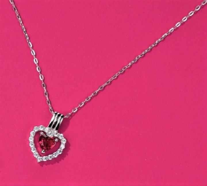 Obrazek LOTUS SILVER naszyjnik 