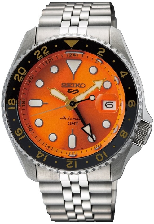 Obrazek Seiko 5 Sports 'Mikan Orange' GMT