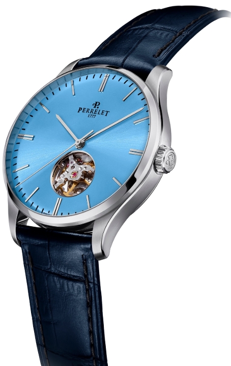 Obrazek Perrelet Weekend Open Heart Ice Blue