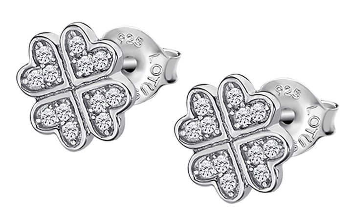 Obrazek LOTUS SILVER kolczyki MYSTIC