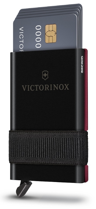 Obrazek Portfel Victorinox Smart Card - czerwony/czarny