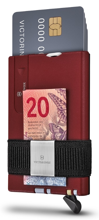 Obrazek Portfel Victorinox Smart Card - czerwony/czarny