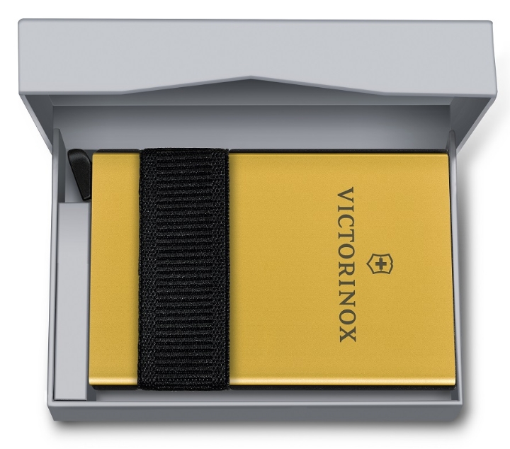 Obrazek Portfel Victorinox Smart Card - czarny/żółty