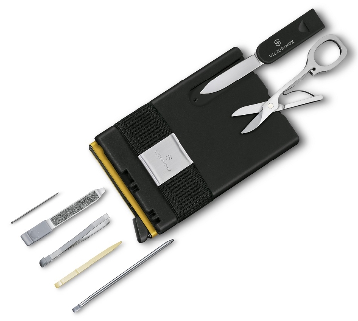 Obrazek Portfel Victorinox Smart Card - czarny/żółty