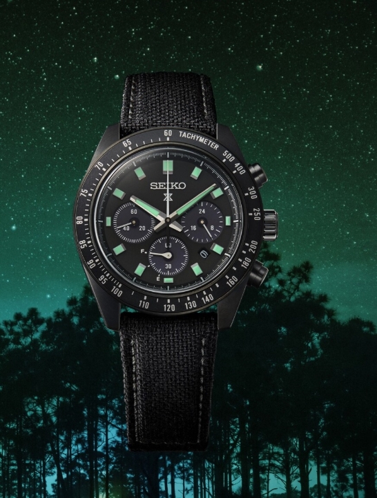 Obrazek Seiko Prospex Speedtimer Solar Chronograph The Black Series ‘Night Vision’