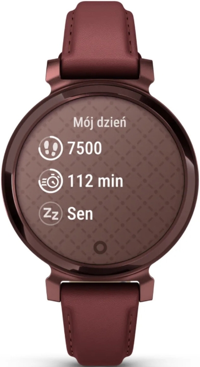 Obrazek Garmin Lily 2 Classic Dark Bronze ze skórzanym paskem w kolorze Mulberry