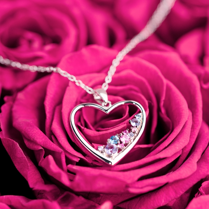 Obrazek LOTUS SILVER naszyjnik 