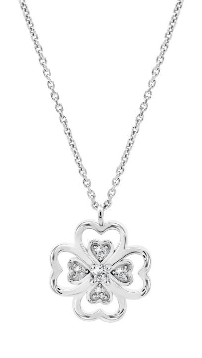 Obrazek LOTUS SILVER naszyjnik MYSTIC