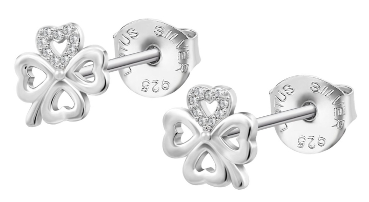 Obrazek LOTUS SILVER kolczyki MYSTIC