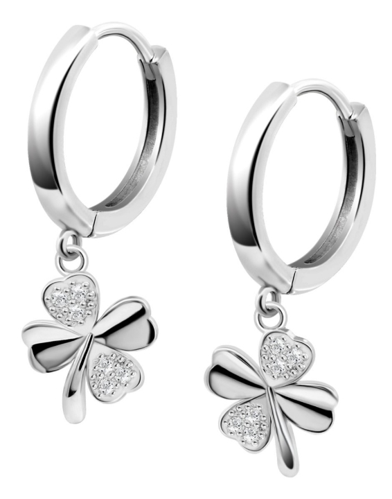 Obrazek LOTUS SILVER kolczyki MYSTIC