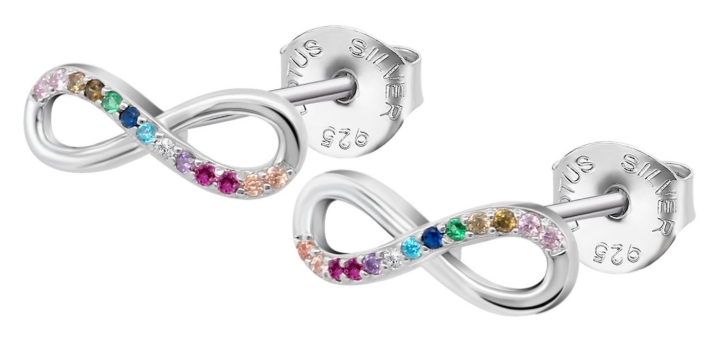 Obrazek LOTUS SILVER kolczyki IT GIRL