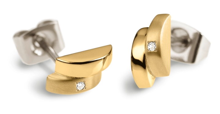 Obrazek BOCCIA TITANIUM kolczyki