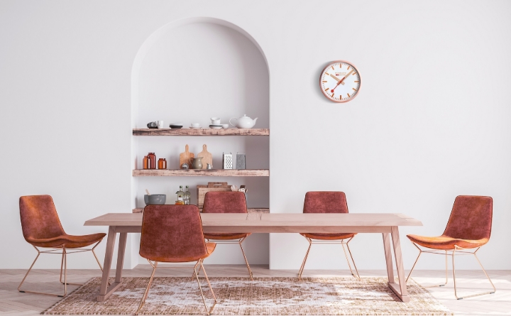 Obrazek MONDAINE ZEGAR ŚCIENNY