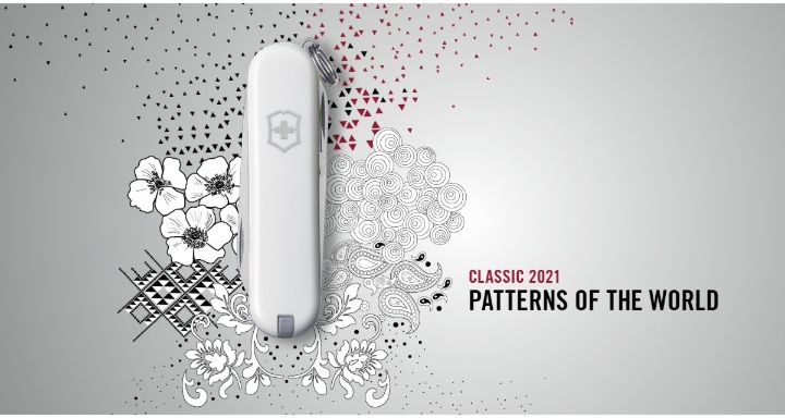 Obrazek Scyzoryk Victorinox Classic SD Colors, 58mm, Celidor, Falling Snow