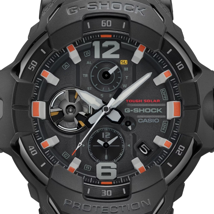 Obrazek Casio G-Shock GravityMaster Black and Emergency Colours Series
