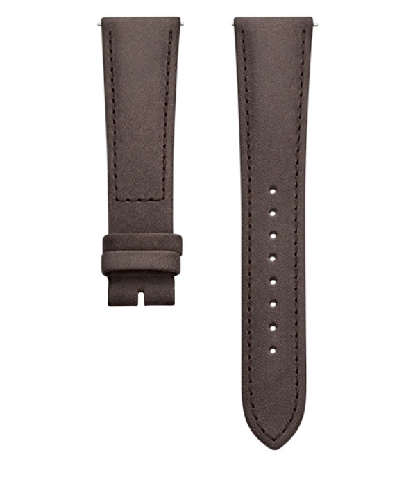 Obrazek pasek skórzany ciemnobrązowy (bez sprzączki)