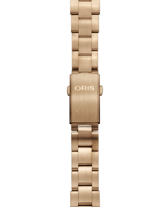 Obrazek bransoleta brąz/stal