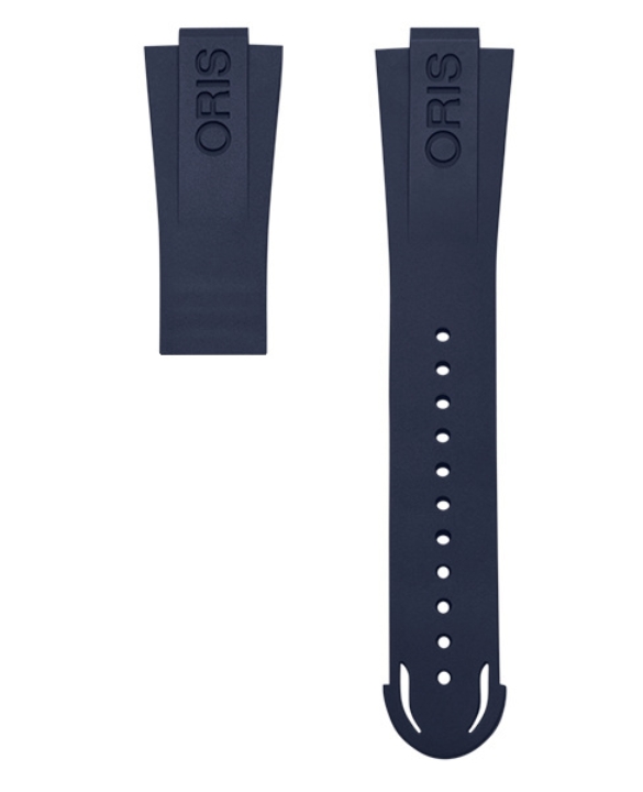 Obrazek pasek kauczukowy niebieski (bez sprzączki)