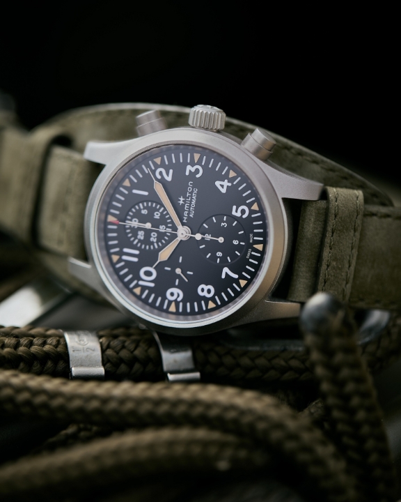 Obrazek Hamilton Khaki Field Auto Chrono