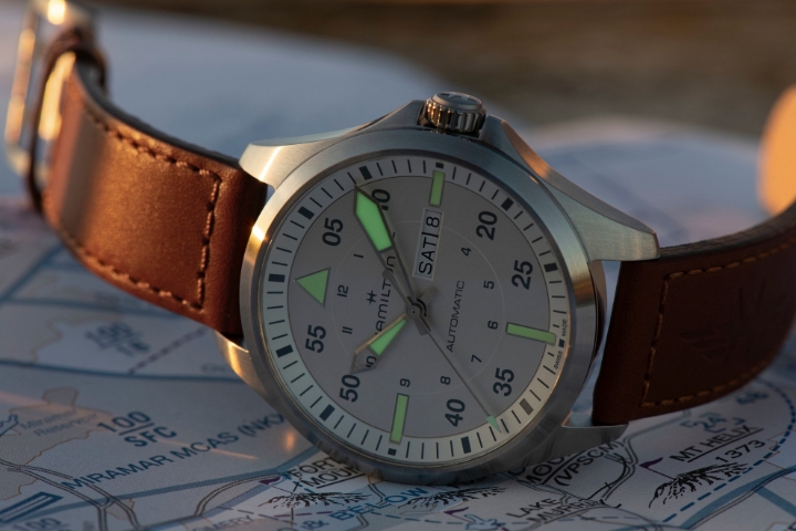Obrazek Hamilton Khaki Aviation Pilot Day Date