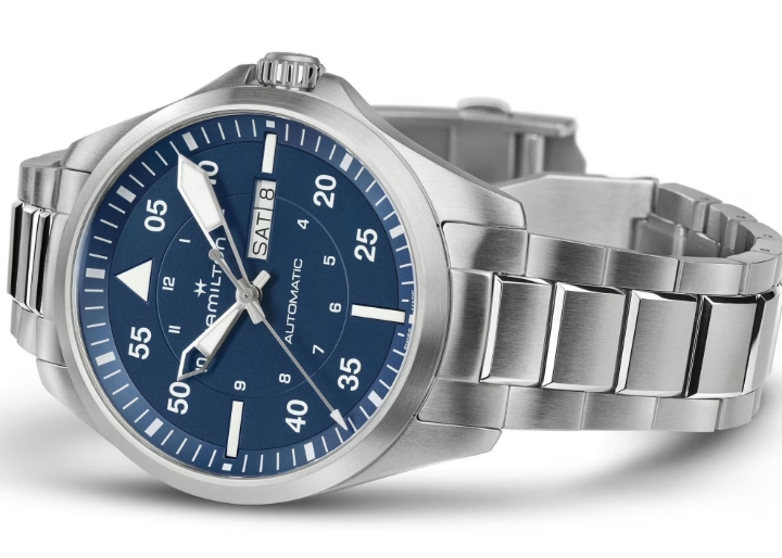 Obrazek Hamilton Khaki Aviation Pilot Day Date