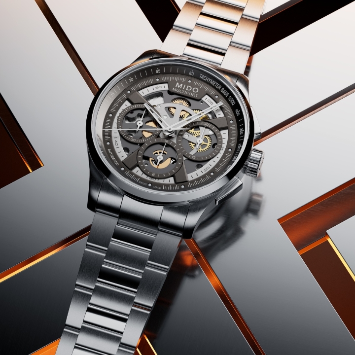 Obrazek Mido Multifort Skeleton Chronograph