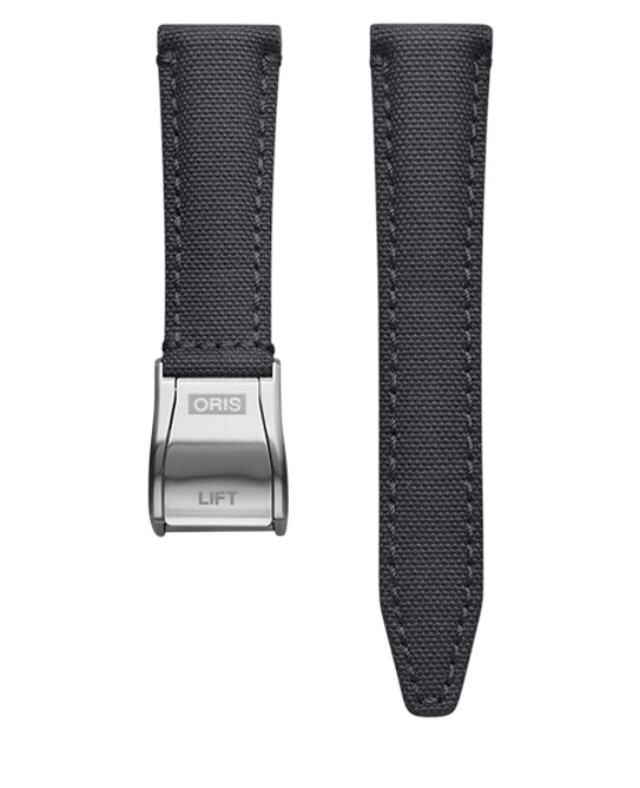 Obrazek pasek materiałowy szary