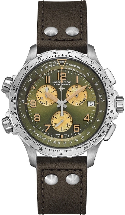 Obrazek Hamilton Khaki Aviation X-Wind GMT Chrono Quartz