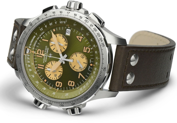 Obrazek Hamilton Khaki Aviation X-Wind GMT Chrono Quartz