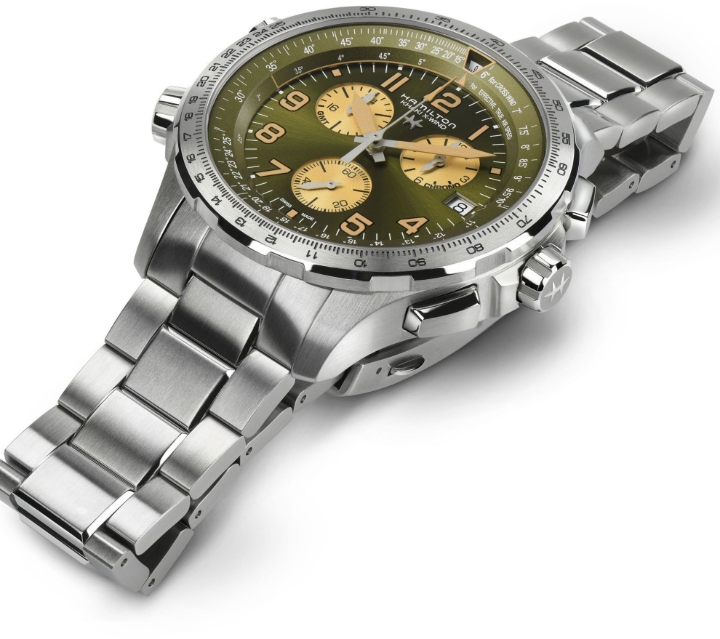 Obrazek Hamilton Khaki Aviation X-Wind GMT Chrono Quartz