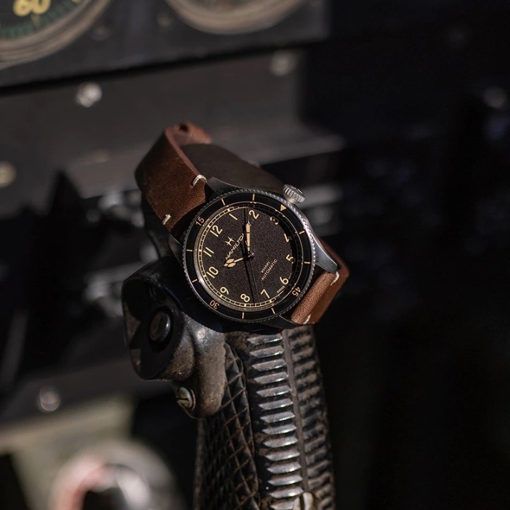 Obrazek Hamilton Khaki Aviation Pilot Pioneer Auto