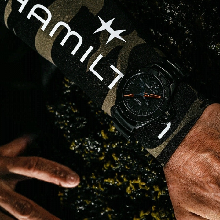 Obrazek Hamilton Khaki Navy Frogman Auto