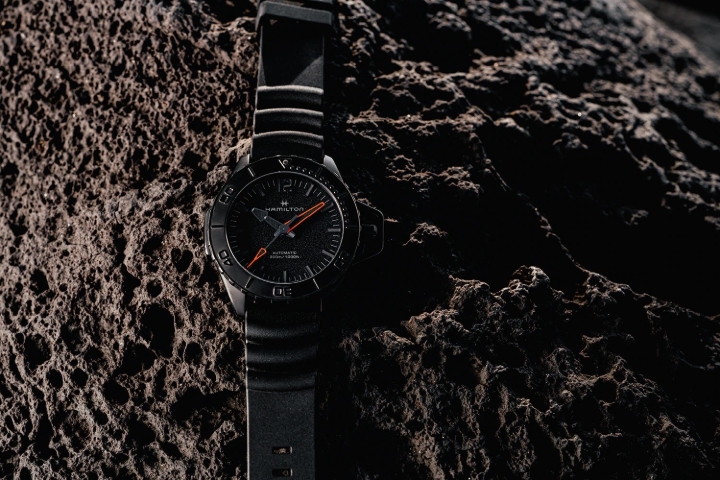 Obrazek Hamilton Khaki Navy Frogman Auto