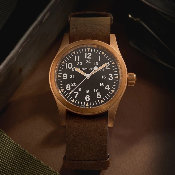 Obrazek Hamilton Khaki Field Mechanical Bronze