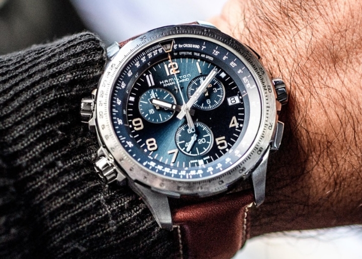 Obrazek Hamilton Khaki Aviation X-Wind GMT Chrono Quartz