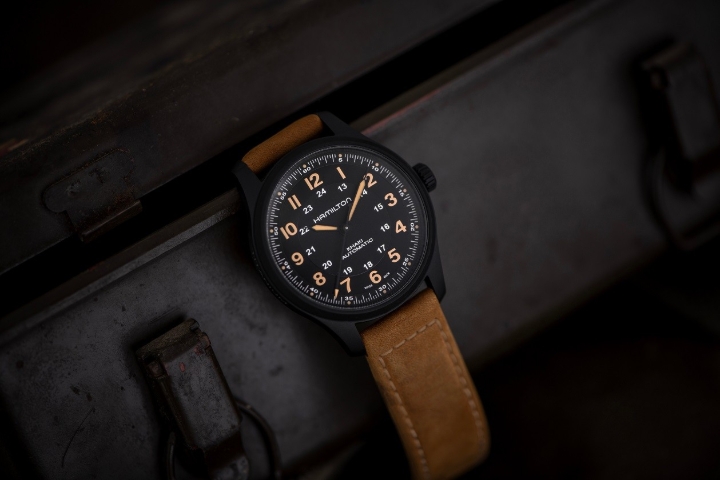 Obrazek Hamilton Khaki Field Titanium Auto