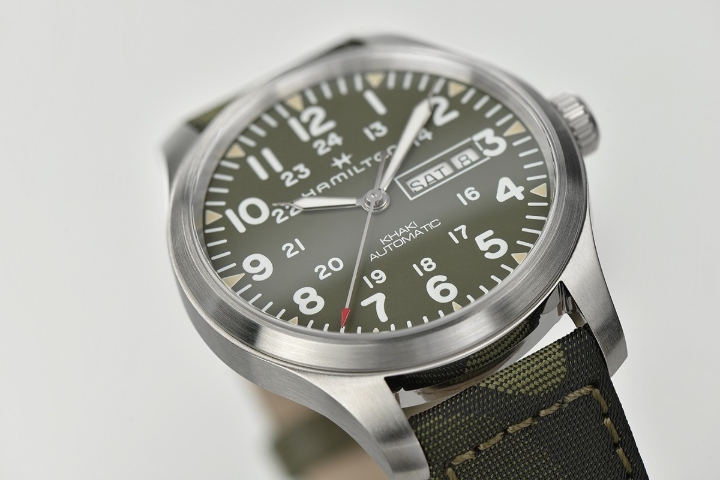 Obrazek Hamilton Khaki Field Day Date