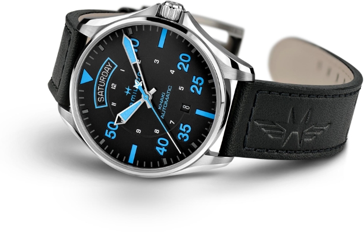 Obrazek Hamilton Khaki Aviation Pilot Day Date Air Zermatt