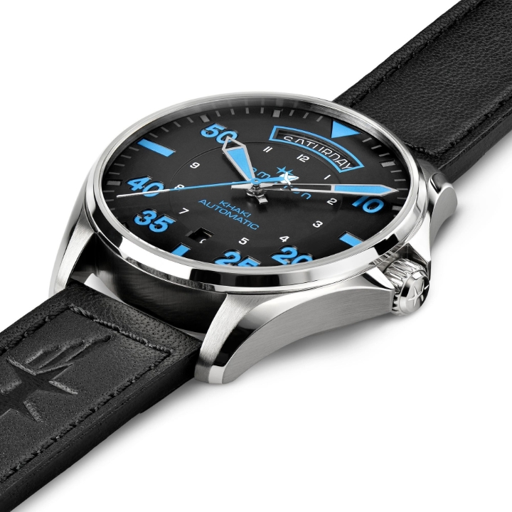 Obrazek Hamilton Khaki Aviation Pilot Day Date Air Zermatt