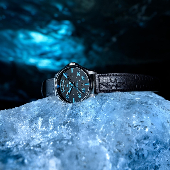 Obrazek Hamilton Khaki Aviation Pilot Day Date Air Zermatt