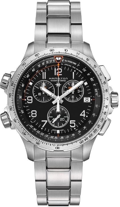Obrazek Hamilton Khaki Aviation X-Wind GMT Chrono Quartz