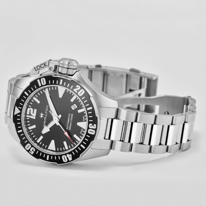 Obrazek Hamilton Khaki Navy Frogman Auto