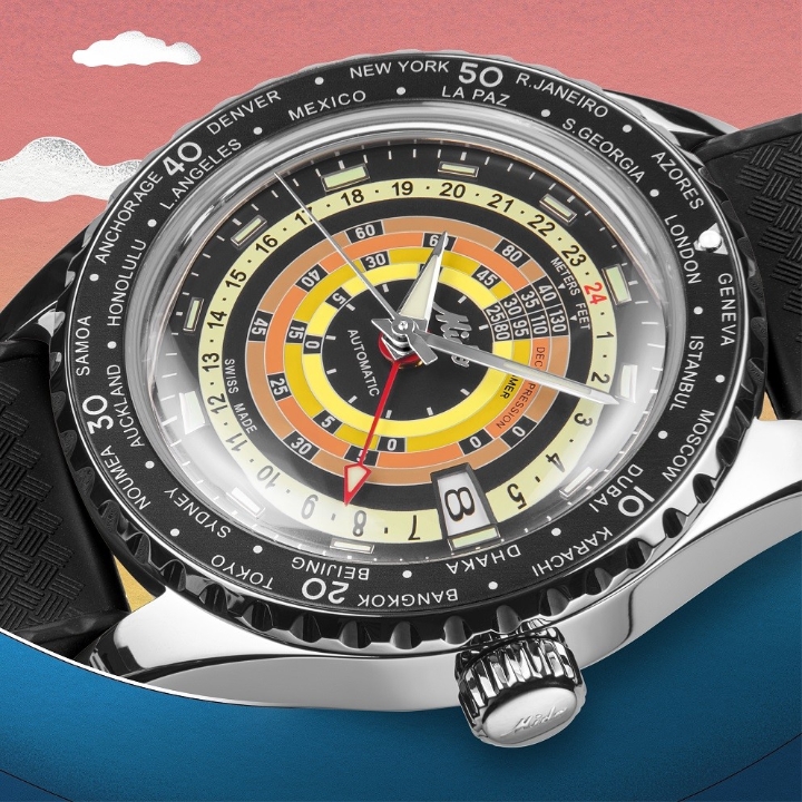 Obrazek Mido Ocean Star Decompression Worldtimer Special Edition